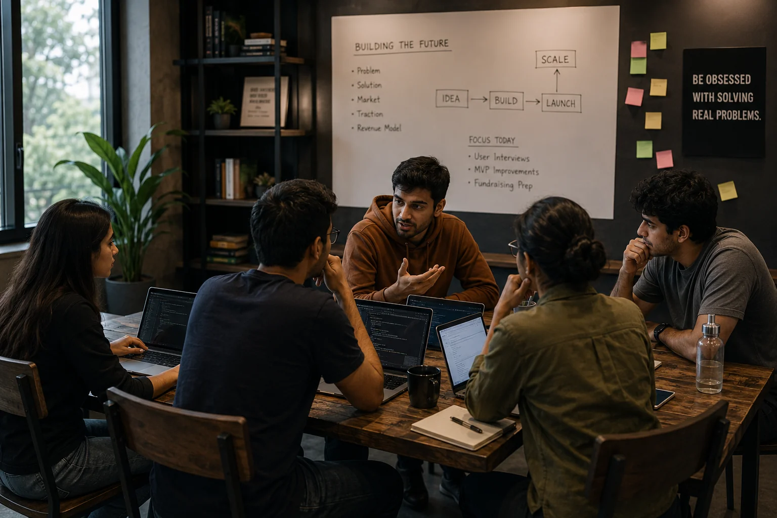 Founders Collaborating