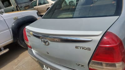 Toyota Etios Fiber Lip Spoiler - Design 2  - Side Angle