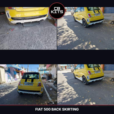 Fiat 500 Back Skirting (Fiberglass)
