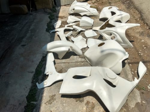 Suzuki Hayabusa Suzuki Hayabusa Full Race Fiber Kit - High-Quality Fiberglass Custom Body Kit