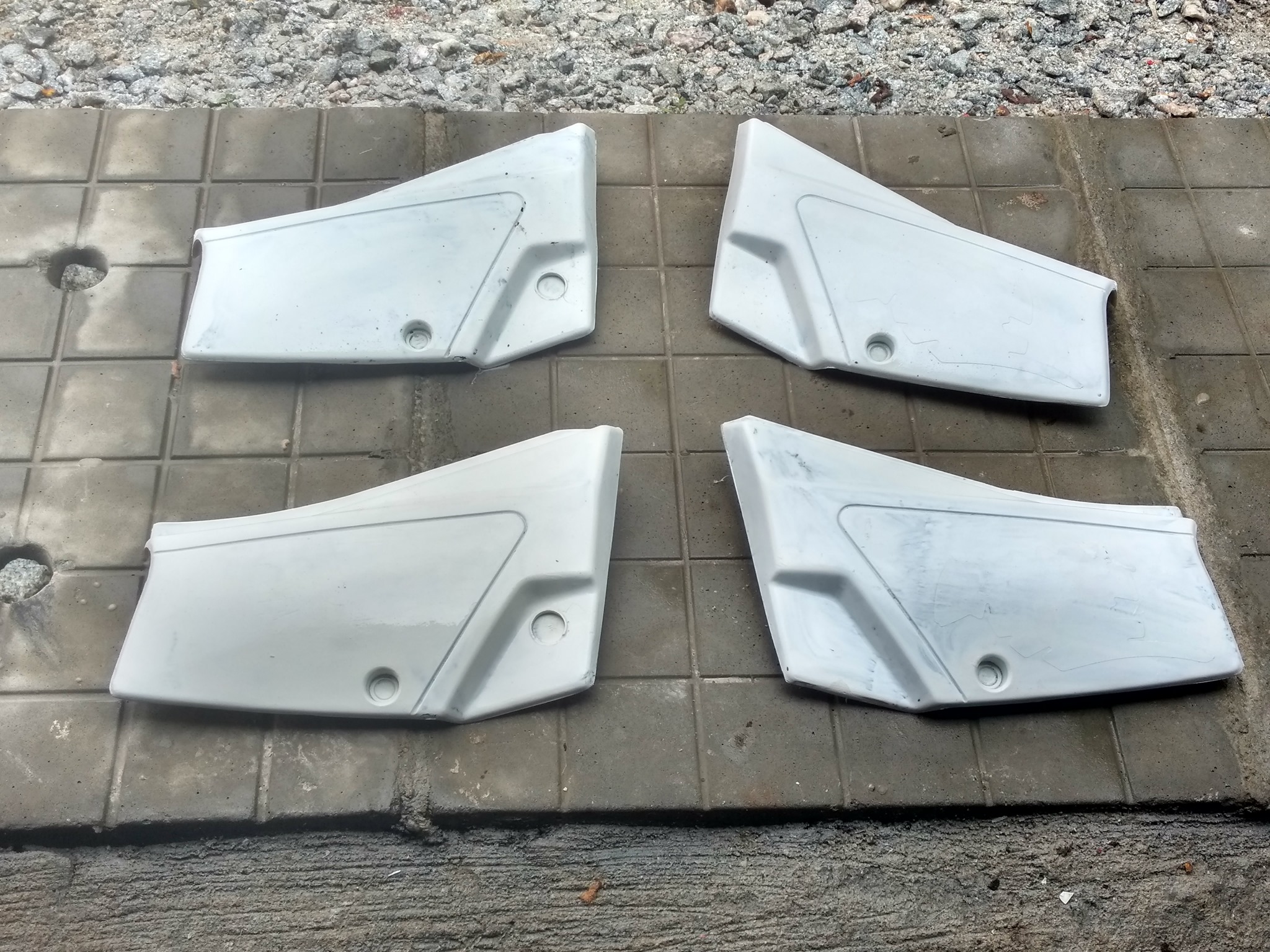 2 Pieces of Bajaj SX Enduro Side Panels 