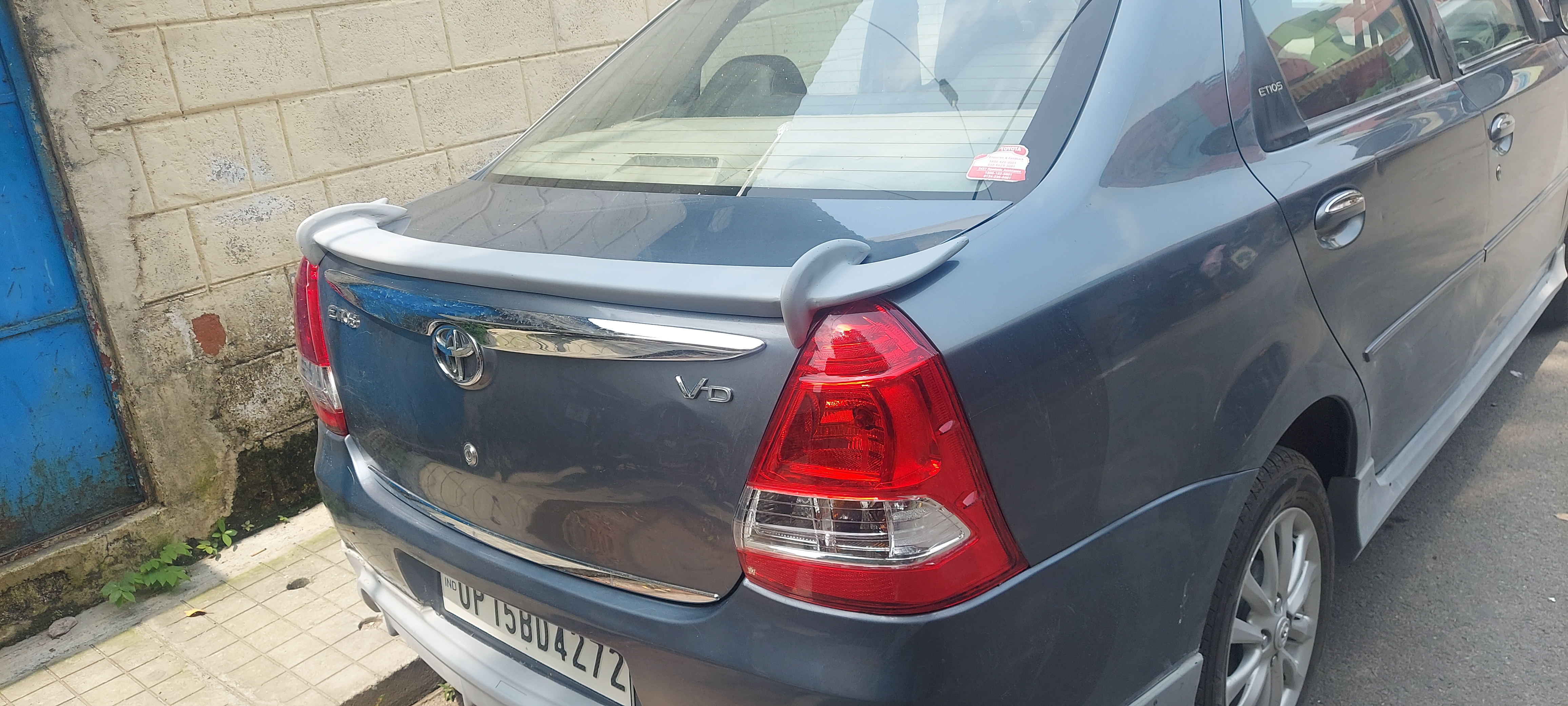 TOYOTA ETIOS LIP SPOILER Side ANGLE