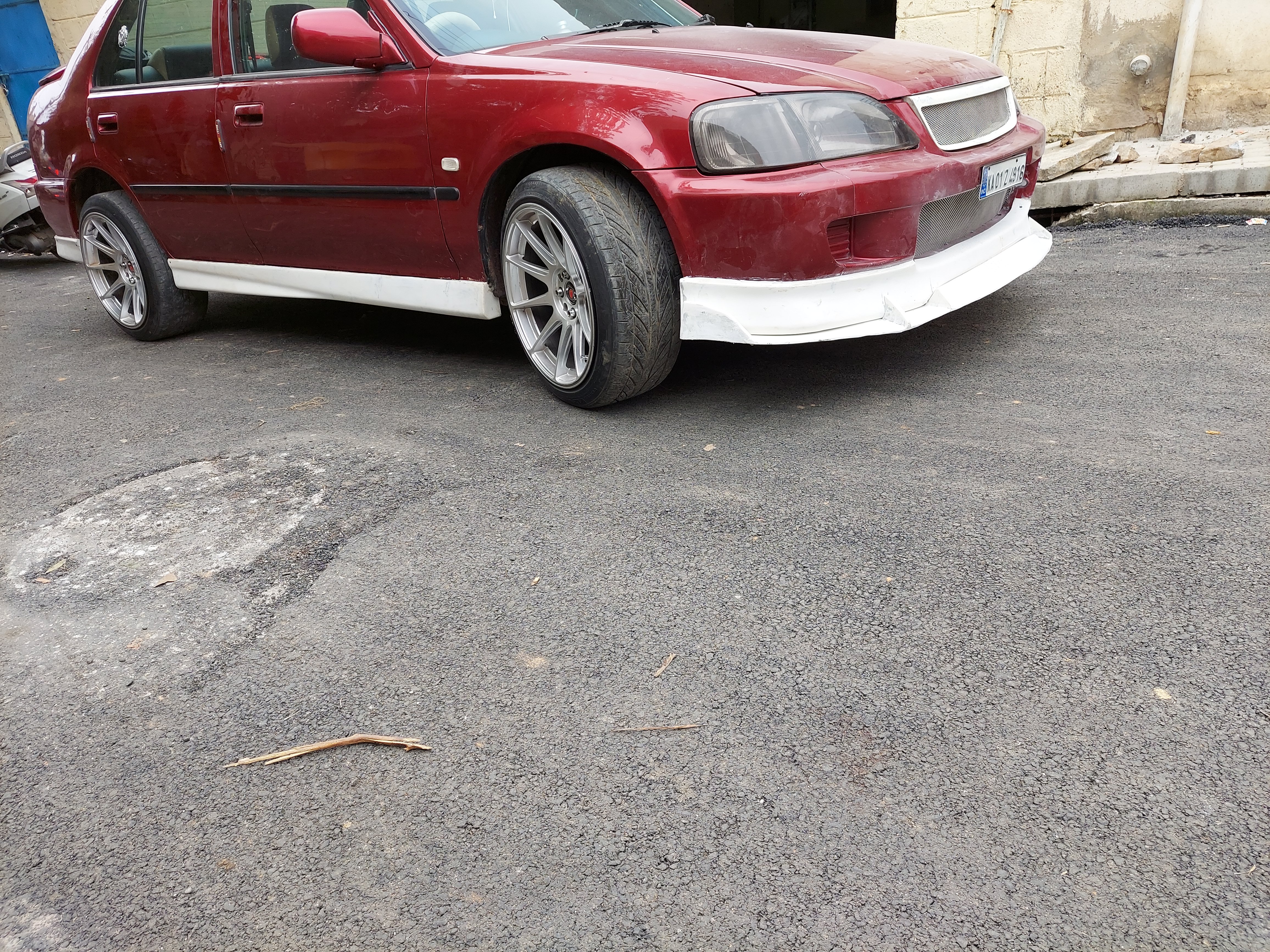 Honda City Type 2 Fiber Skirting- Side and Front Skirting Image