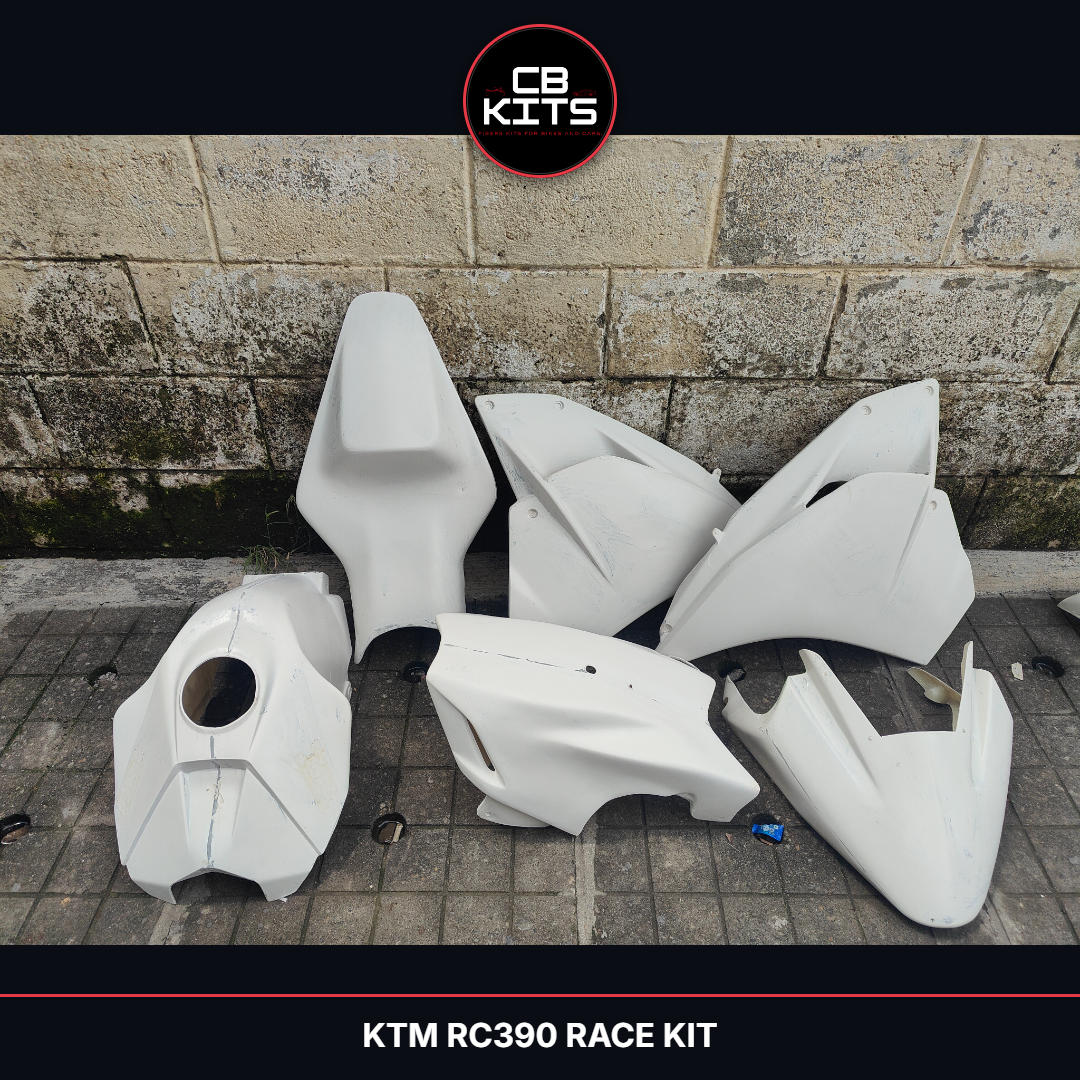 KTM RC 390 RACE KTM RC 390 FULL RACE FAIRING KIT  custom fabrication