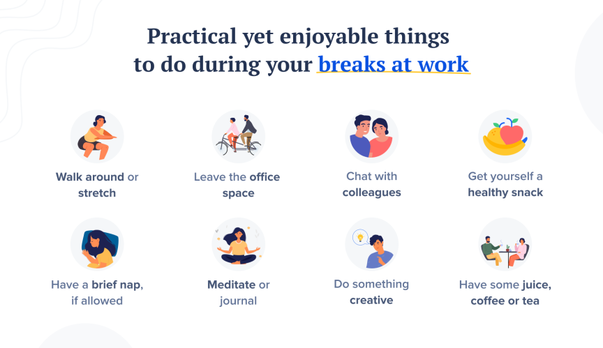 tips for taking breaks at work 1