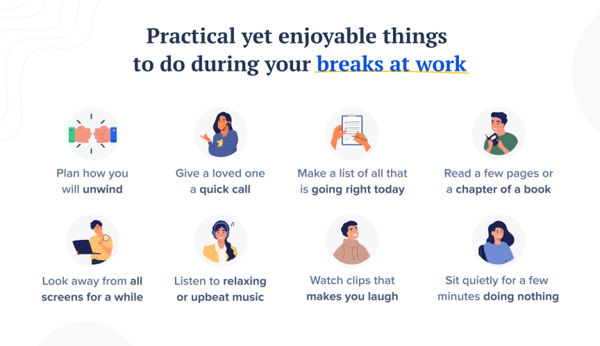 Is it good to take breaks at work? Take better breaks with these tips!