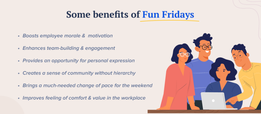 benefits of fun fridays at workplace