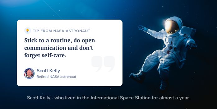 scott kelly self care quote