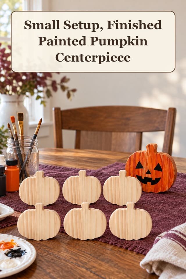 family DIY pumpkin decorations with handmade pumpkin decor and painted pumpkin crafts for fall maker-lifestyle pin