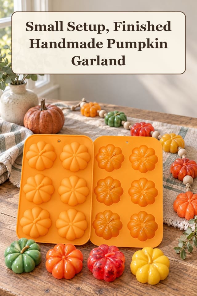 compact DIY pumpkin decorations with handmade pumpkin decor and painted pumpkin crafts at home maker-lifestyle pin