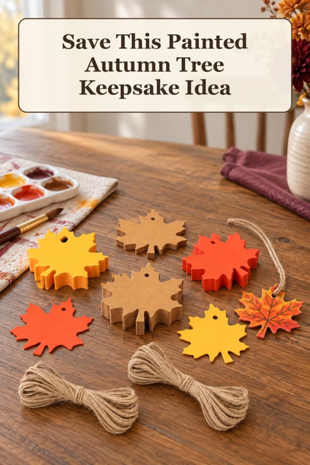 beginner fall tree crafts for kids: autumn kids crafts and fall leaf art for creative weekends maker-lifestyle pin