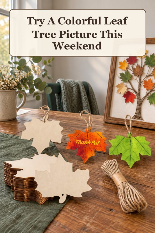 cozy fall tree crafts for kids with autumn kids crafts and fall leaf art for creative weekends maker-lifestyle pin