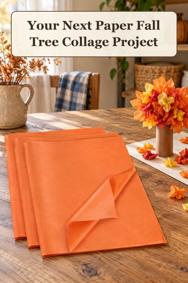 colorful fall tree crafts for kids: autumn kids crafts and fall leaf art for creative weekends maker-lifestyle pin