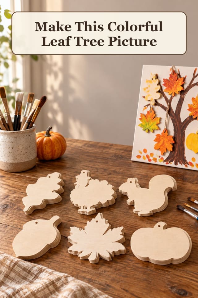 creative fall tree crafts for kids: autumn kids crafts and fall leaf art for creative weekends maker-lifestyle pin