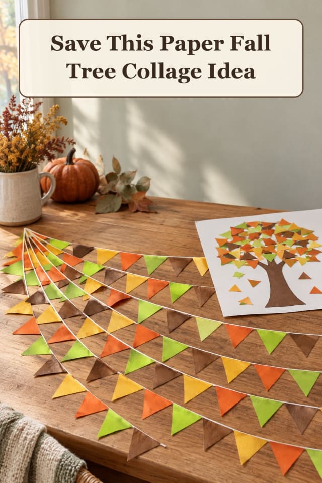 simple fall tree crafts for kids: autumn kids crafts and fall leaf art for inspired maker time maker-lifestyle pin