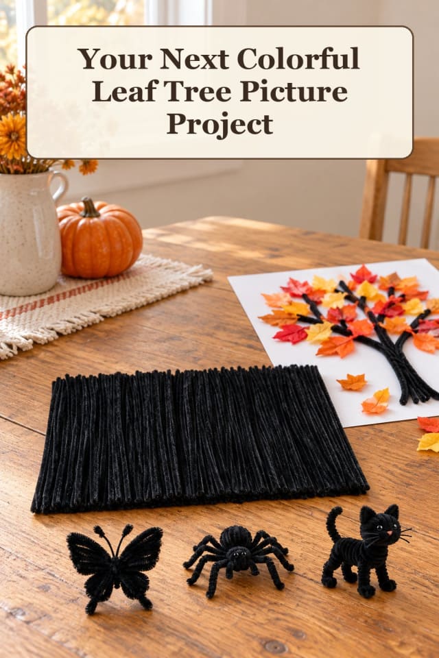 budget fall tree crafts for kids: autumn kids crafts and fall leaf art for inspired maker time maker-lifestyle pin