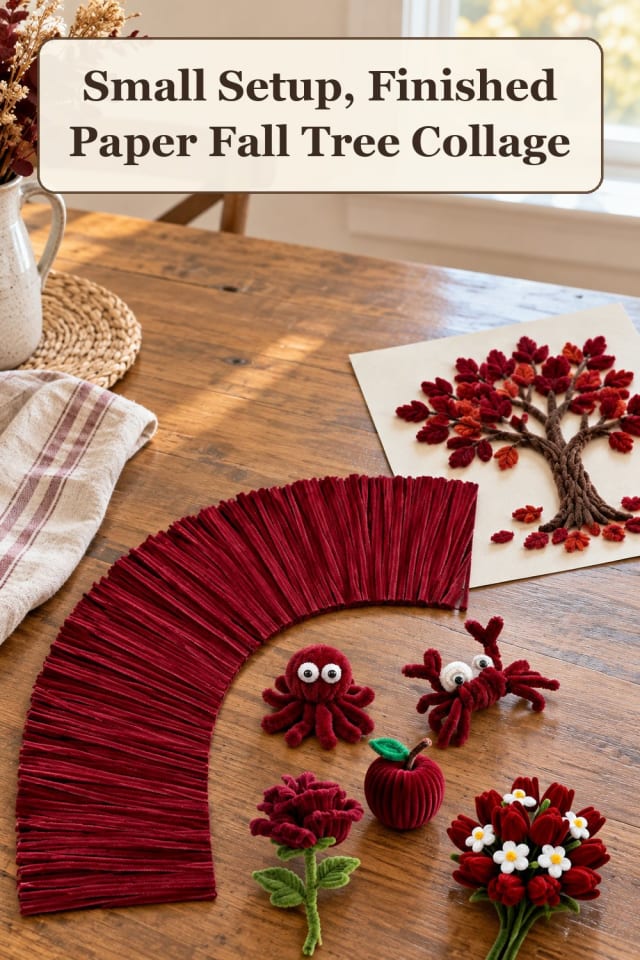 family fall tree crafts for kids: autumn kids crafts and fall leaf art for inspired maker time maker-lifestyle pin