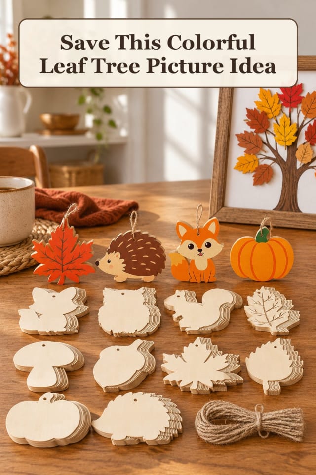 rustic fall tree crafts for kids: autumn kids crafts and fall leaf art for inspired maker time maker-lifestyle pin