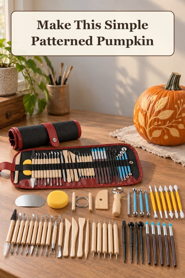 creative Halloween pumpkin carving ideas with easy jack o lanterns and pumpkin decorating tools maker-lifestyle pin