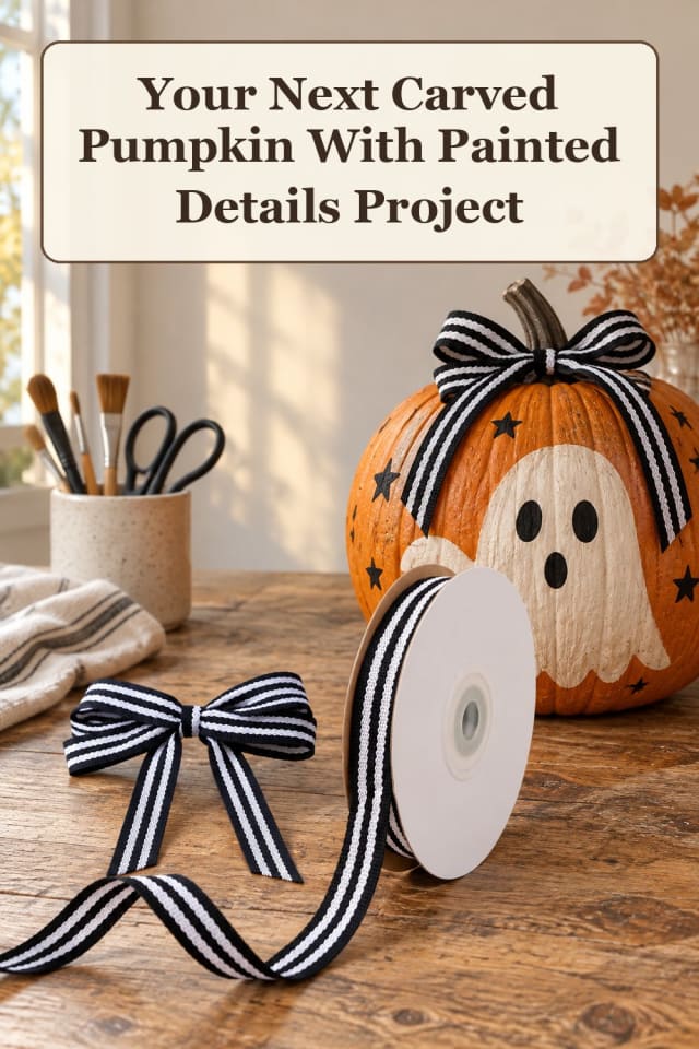 giftable Halloween pumpkin carving ideas with easy jack o lanterns and pumpkin decorating tools maker-lifestyle pin