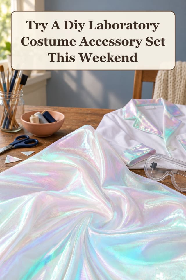 festive mad scientist costumes with DIY Halloween costumes and costume making supplies at home maker-lifestyle pin