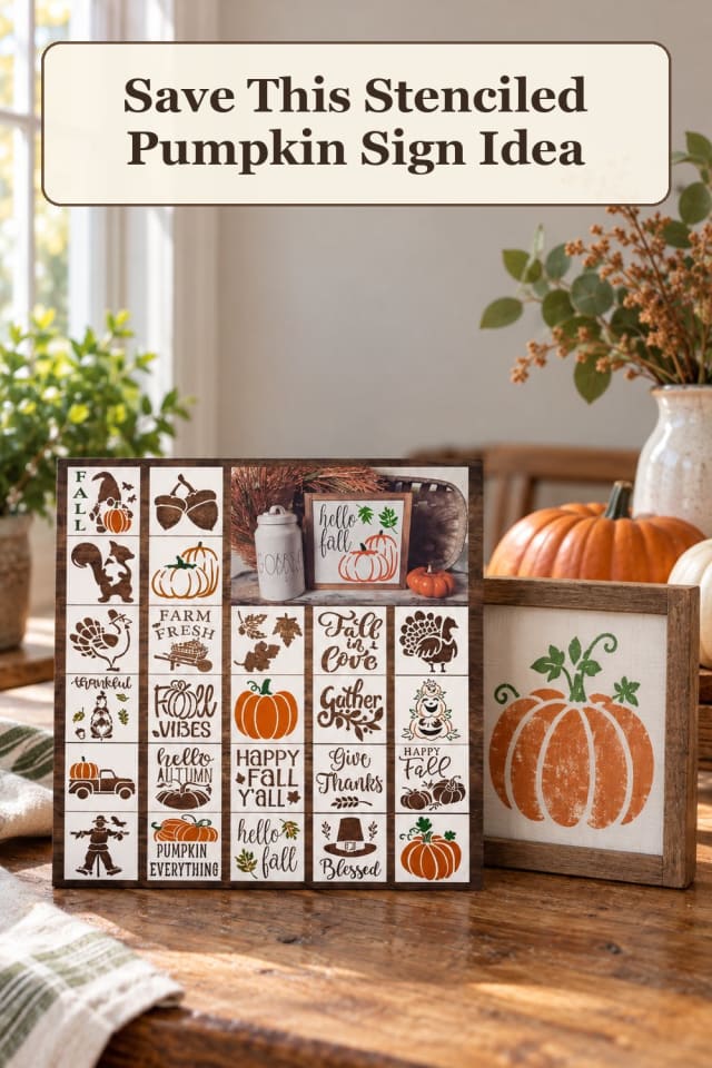 simple pumpkin carving and stencils: pumpkin stencil ideas and reusable craft stencils at home maker-lifestyle pin