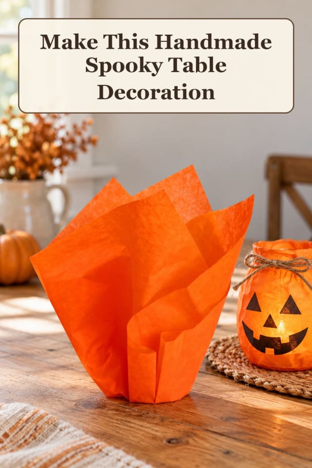 easy Halloween crafts and DIY decorations with handmade Halloween decor and spooky craft ideas maker-lifestyle pin