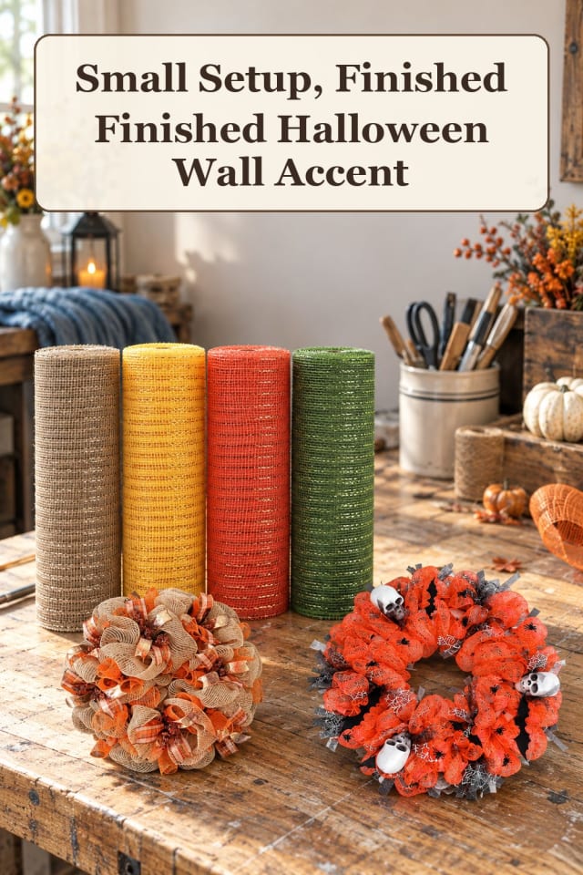 weekend Halloween crafts and DIY decorations: handmade Halloween decor and spooky craft ideas maker-lifestyle pin