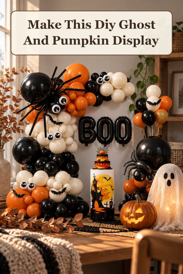 creative Halloween crafts and DIY decorations: handmade Halloween decor and spooky craft ideas maker-lifestyle pin