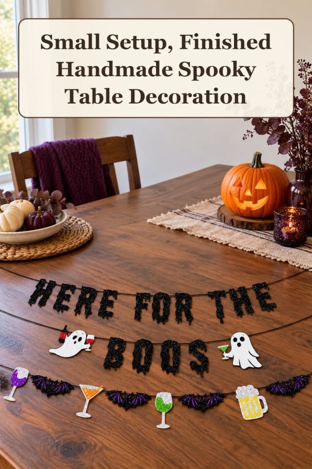 family Halloween crafts and DIY decorations with easy Halloween projects and spooky craft ideas maker-lifestyle pin