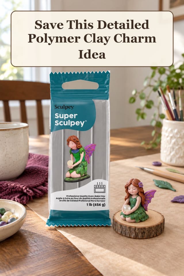 beginner clay painting techniques with acrylic craft paint and painted clay ideas for makers maker-lifestyle pin