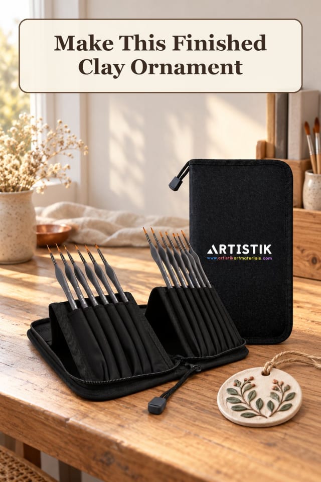 creative clay painting techniques with acrylic craft paint and painted clay ideas for makers maker-lifestyle pin