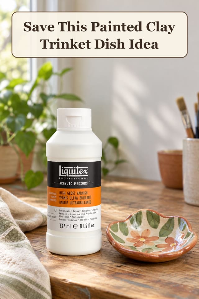 simple clay painting techniques: painted clay ideas and polymer clay tools for easy fall crafts maker-lifestyle pin
