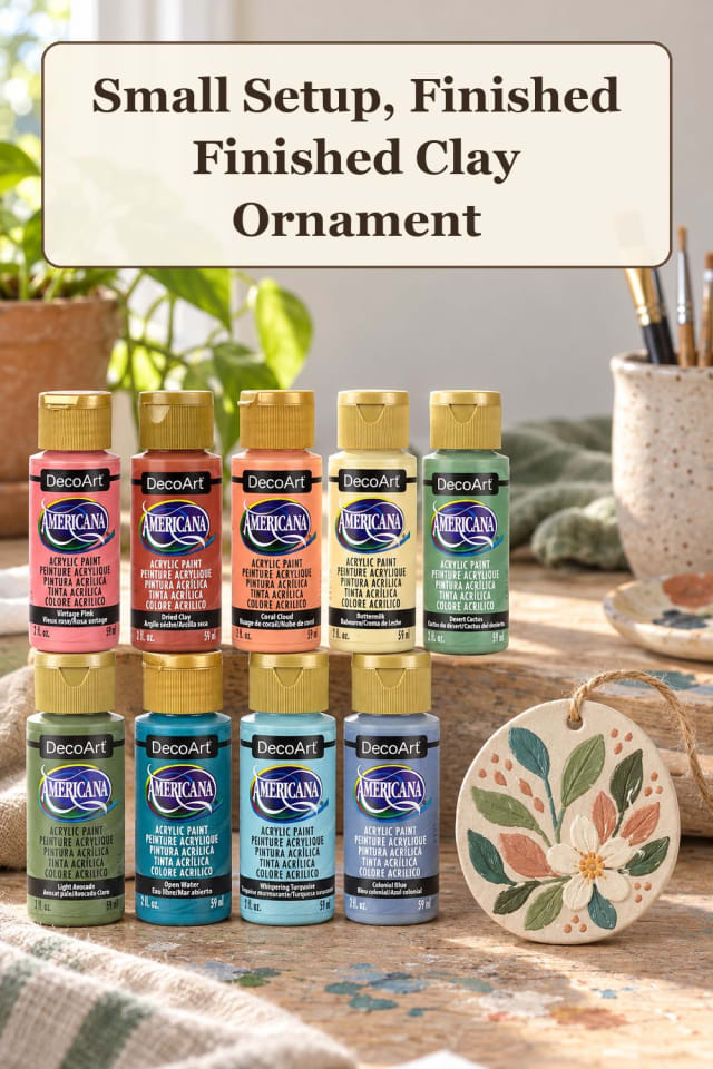 compact clay painting techniques: painted clay ideas and polymer clay tools for easy fall crafts maker-lifestyle pin