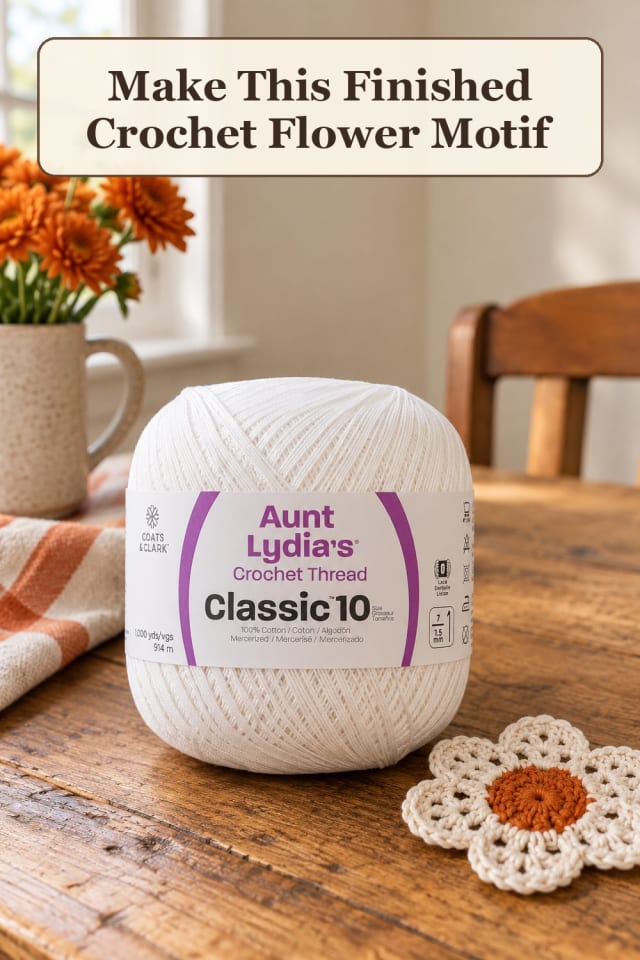 easy crochet petal patterns: cotton yarn projects and crochet flower ideas for easy fall crafts maker-lifestyle pin