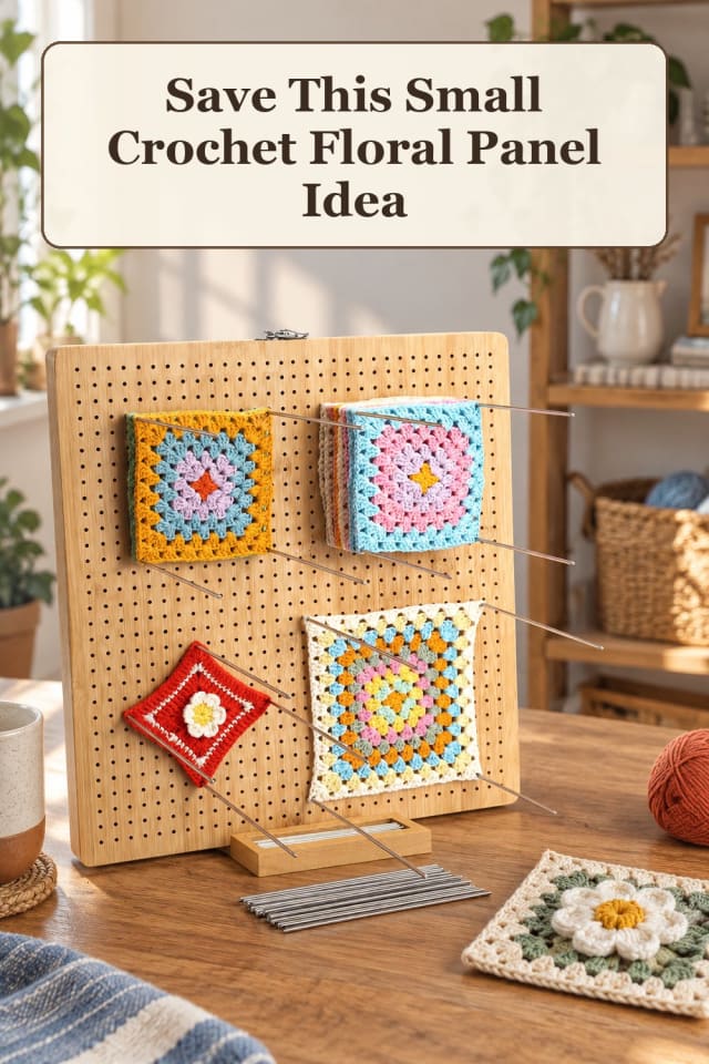 rustic crochet petal patterns with cotton yarn projects and crochet blocking tools for makers maker-lifestyle pin