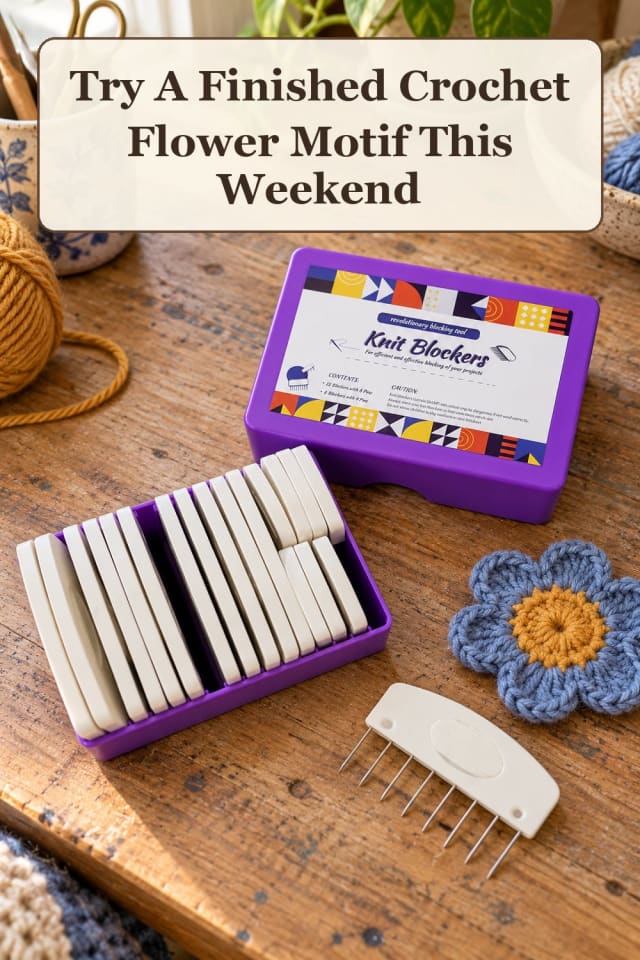 playful crochet petal patterns with cotton yarn projects and crochet blocking tools for makers maker-lifestyle pin