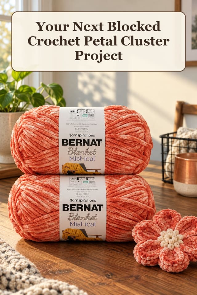giftable crochet petal patterns with cotton yarn projects and crochet blocking tools for fall maker-lifestyle pin