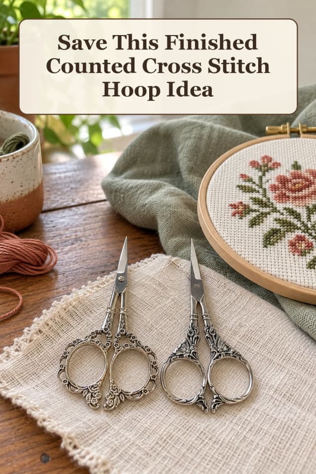 simple cross stitch patterns with counted cross stitch kits and embroidery floss ideas at home maker-lifestyle pin