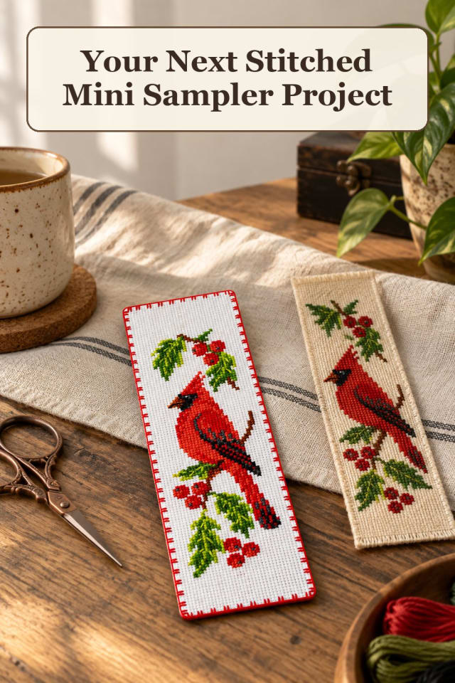 giftable cross stitch patterns with beginner needlework projects and counted cross stitch kits maker-lifestyle pin