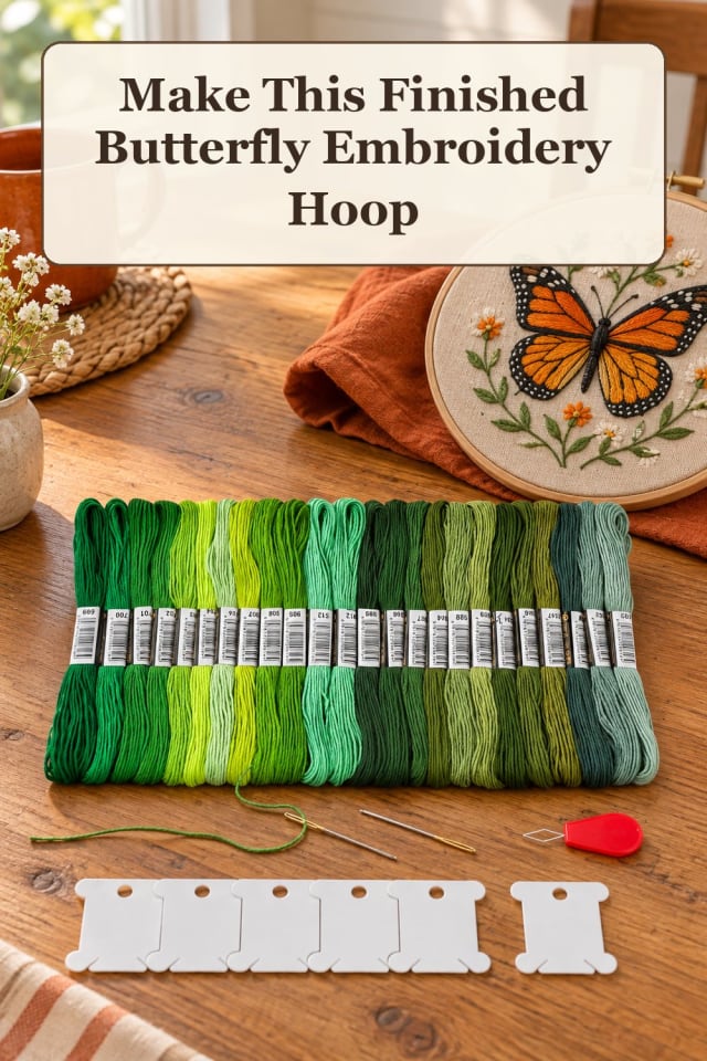 easy butterfly embroidery patterns with butterfly needlework ideas and embroidery floss colors maker-lifestyle pin