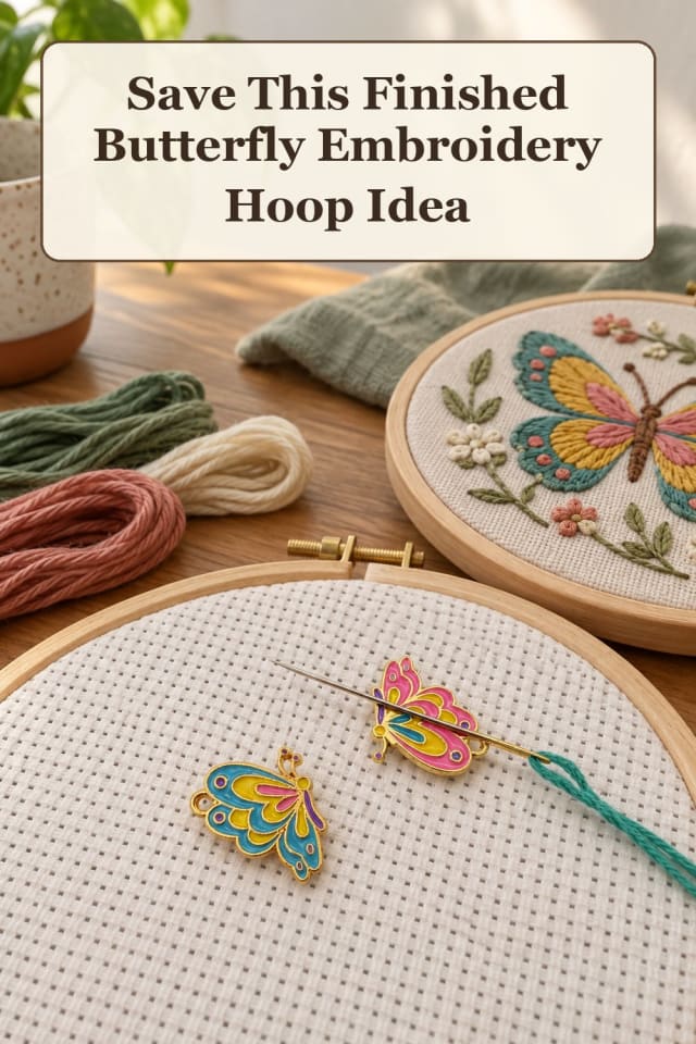 simple butterfly embroidery patterns with beginner embroidery kits and embroidery floss colors maker-lifestyle pin