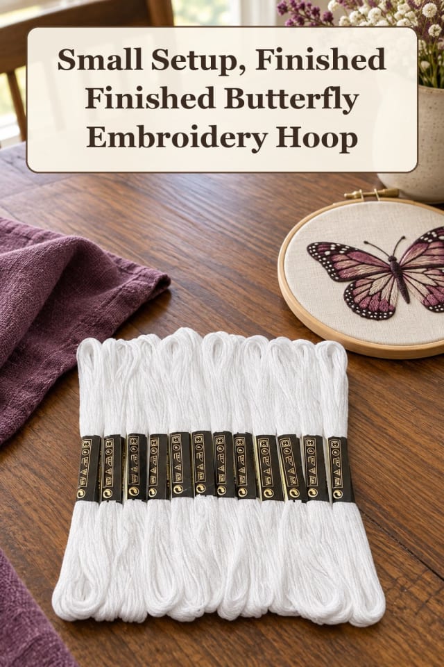 family butterfly embroidery patterns with beginner embroidery kits and embroidery floss colors maker-lifestyle pin