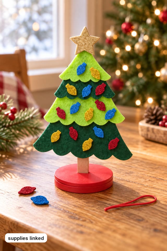Christmas Tree Craft Kit for 12 | Christmas craft ideas | holiday DIY supplies for makers maker-lifestyle pin