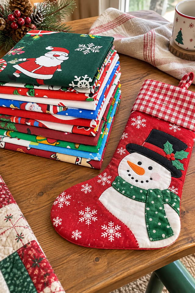DIY Christmas Stocking | Cotton Craft Fabric for DIY Holiday Decor maker-lifestyle pin