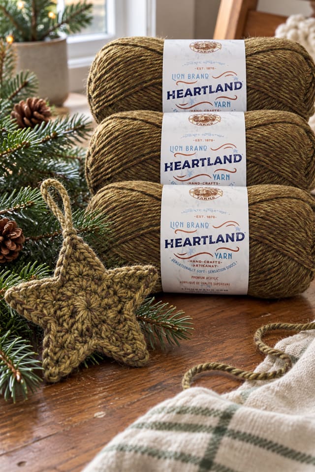 Handmade Crochet Tree Decor | Green Craft Yarn for DIY Holiday Decor maker-lifestyle pin
