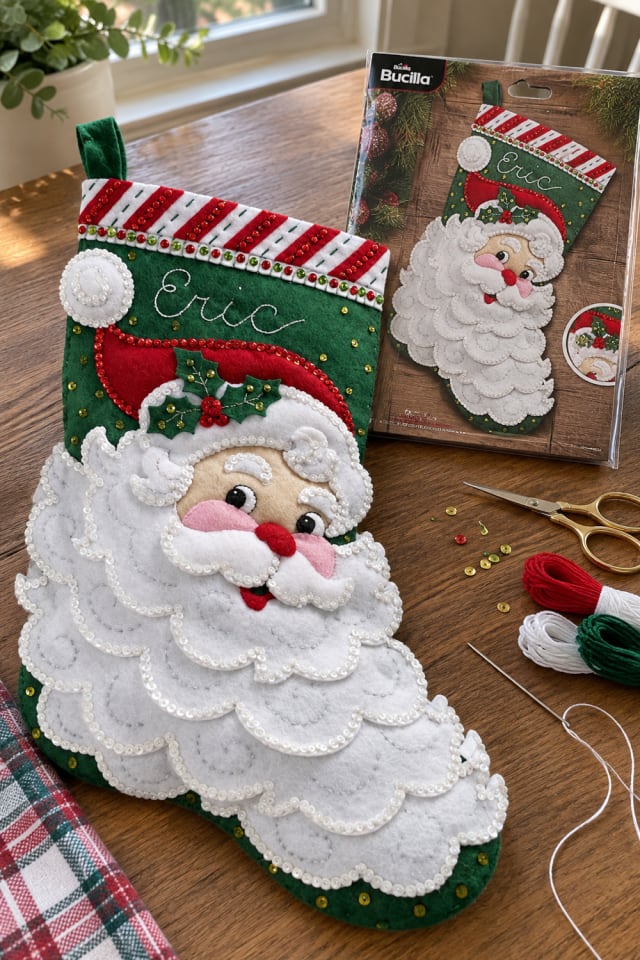 Felt Holiday Ornament DIY | Felt Ornament Kit for Cozy Seasonal Making maker-lifestyle pin