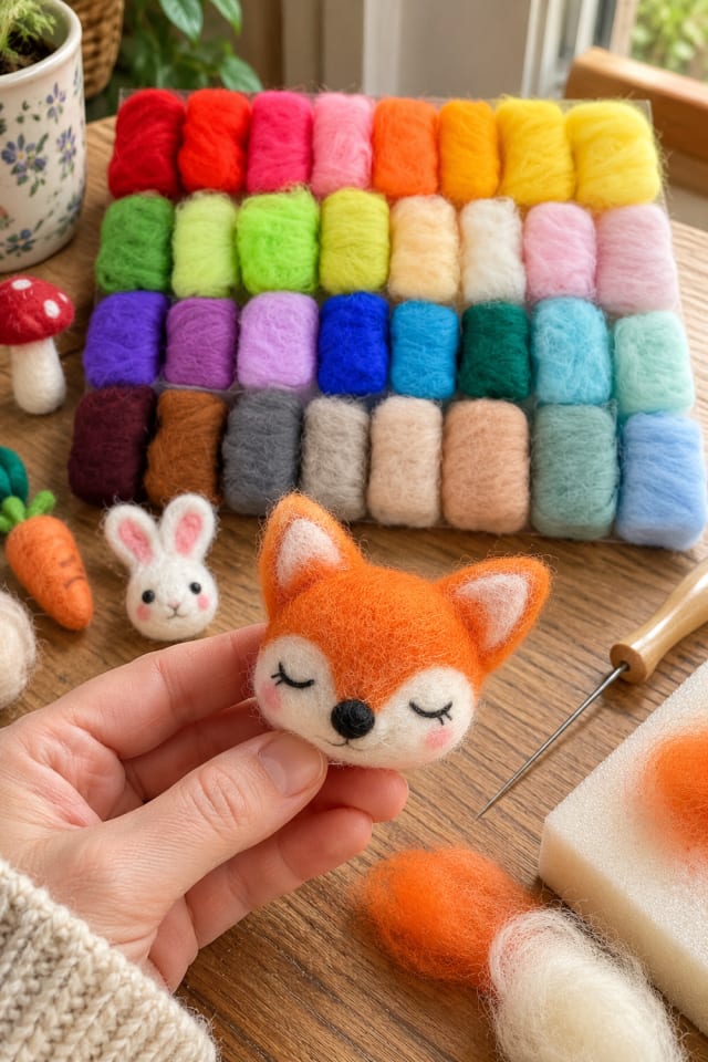 Felt Holiday Ornament DIY | Wool Felt Ornament Supply for Modern Holiday Decor maker-lifestyle pin