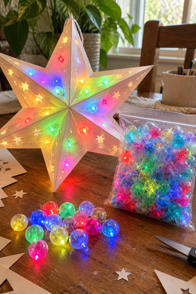 Halloween Paper Luminary | Multicolor Paper Battery Craft Lights for a Trick-or-Treat Display maker-lifestyle pin