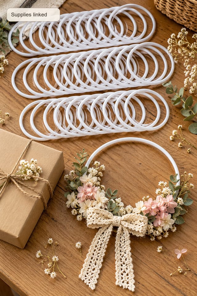 Crochet Gift Topper DIY | Floral Crochet Ornament Supply for Tree and Gift Accents maker-lifestyle pin
